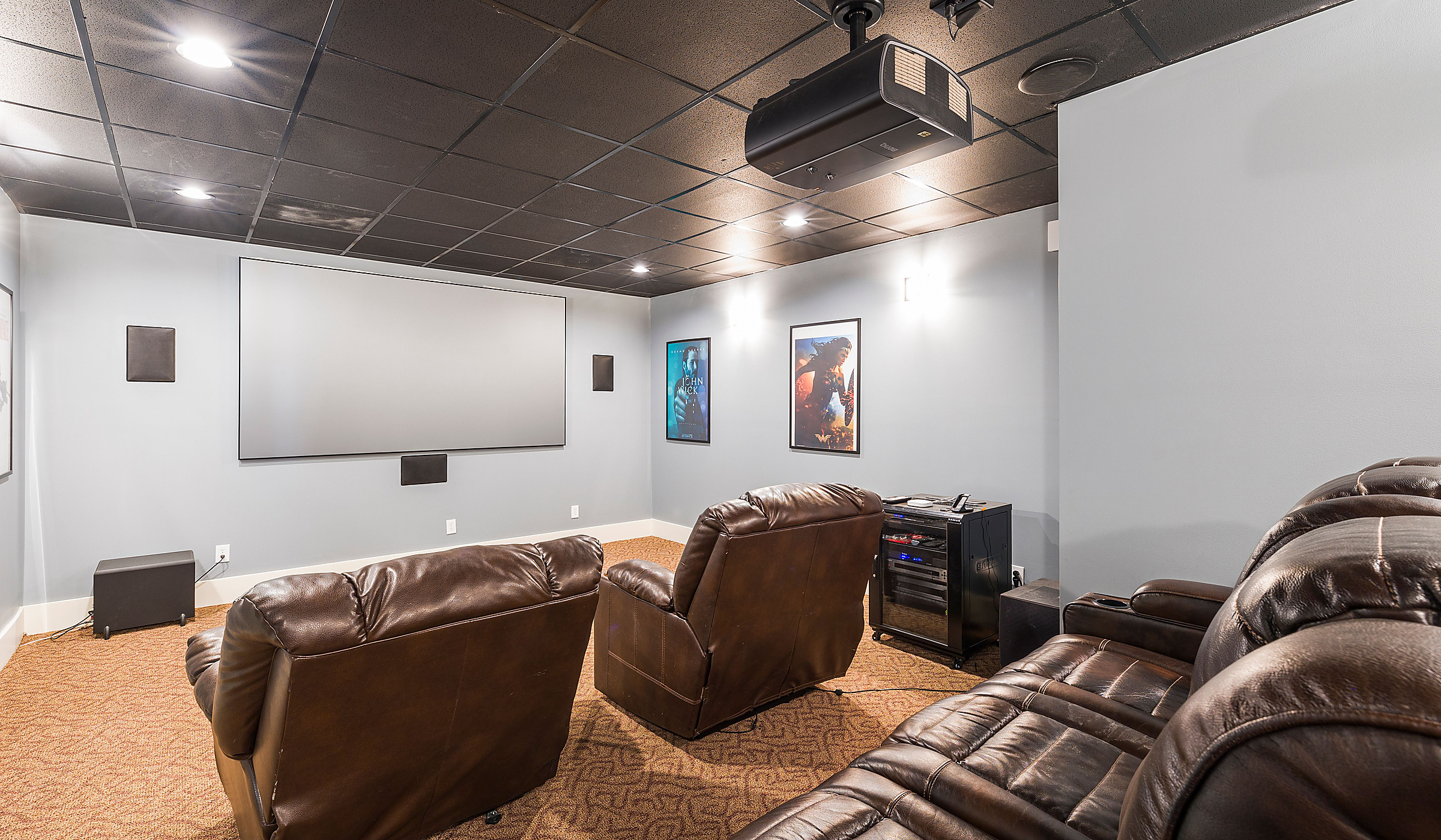 Premium private cinema concept visual